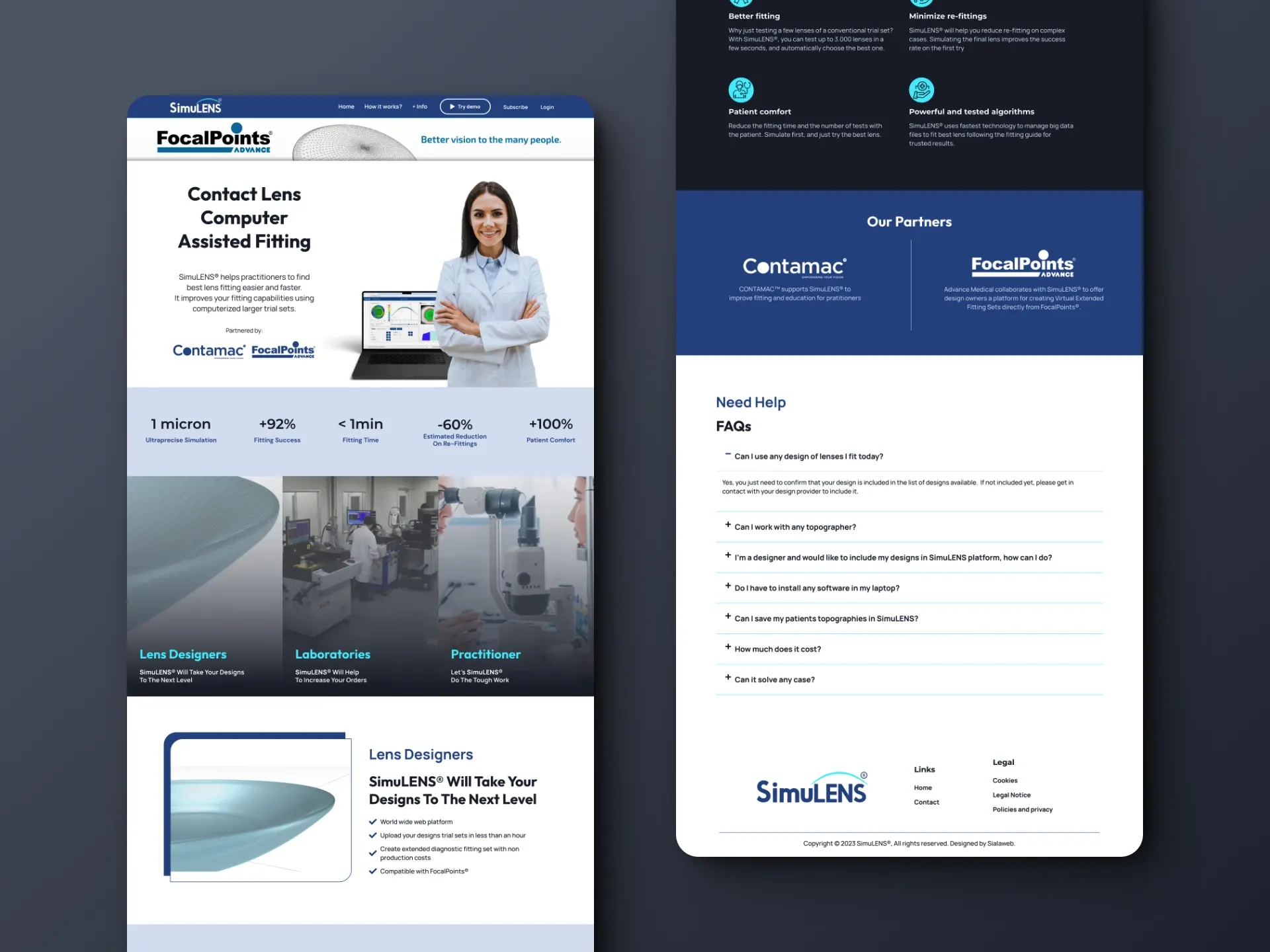 Simulens — vista del proyecto